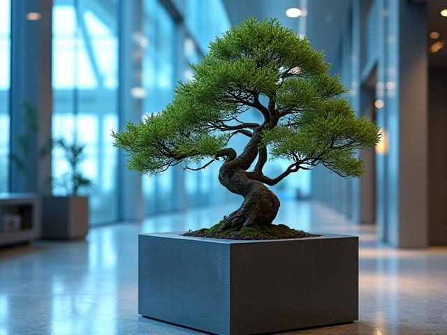 外資系IT企業のモダン盆栽