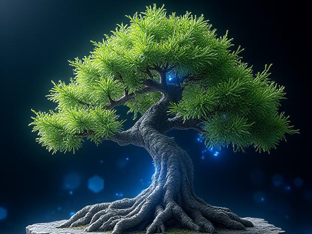 データの安全性を象徴するミニマルなアート